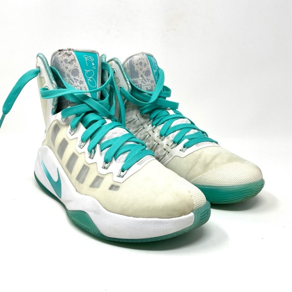 Nike Hyperdunk 2016 LE Turquoise Womens 5.5 - Picture 2 of 9